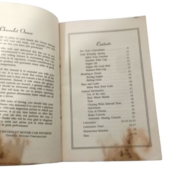 Your 1949 Chevrolet Original Owners Manual Booklet Paper Vintage Mid Century.  C - Picture 3 of 14